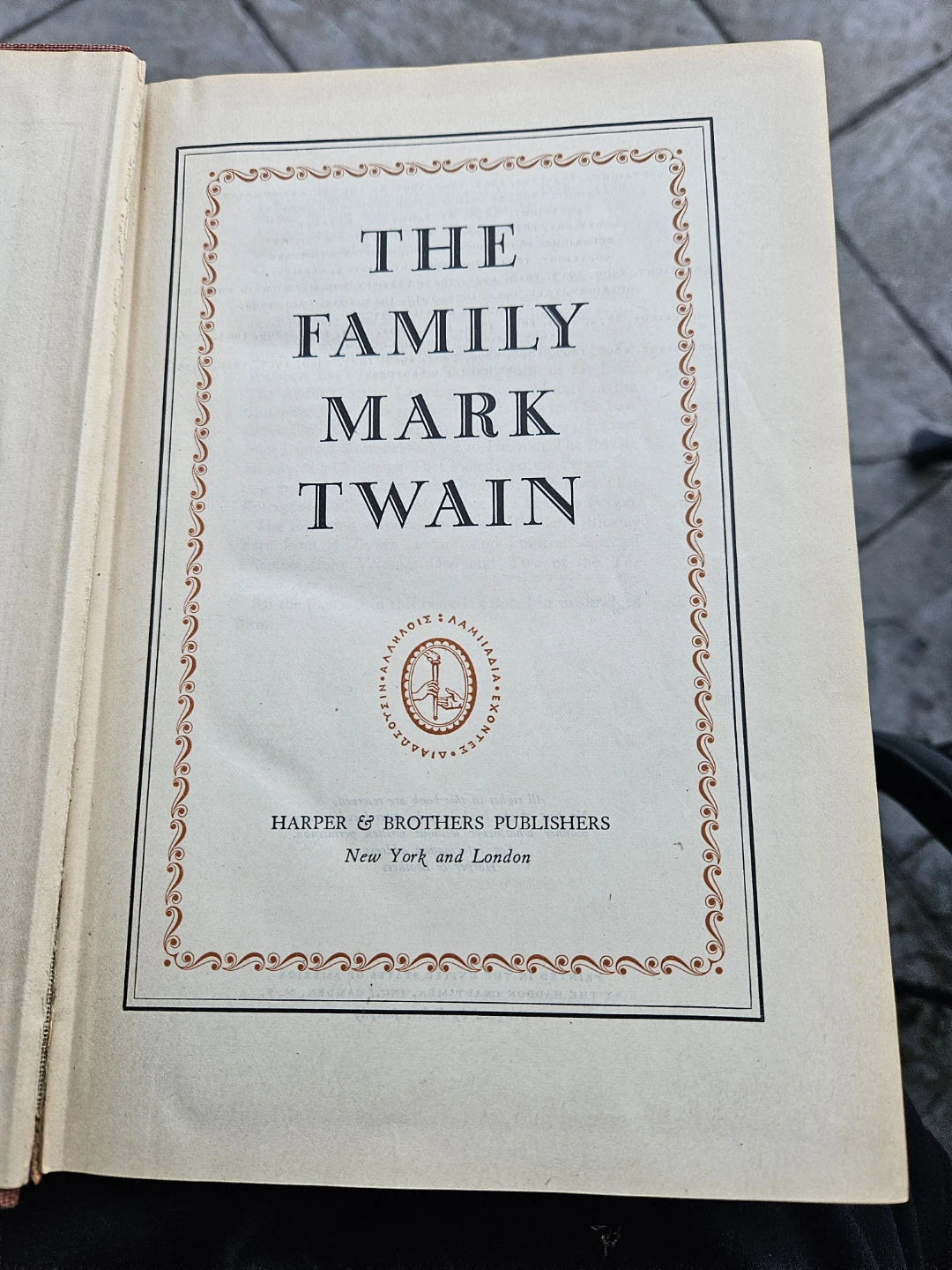 The Family Mark Twain Hardcover Book - photo 2