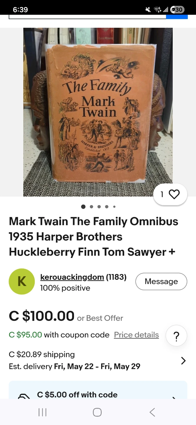 The Family Mark Twain Hardcover Book - photo 5