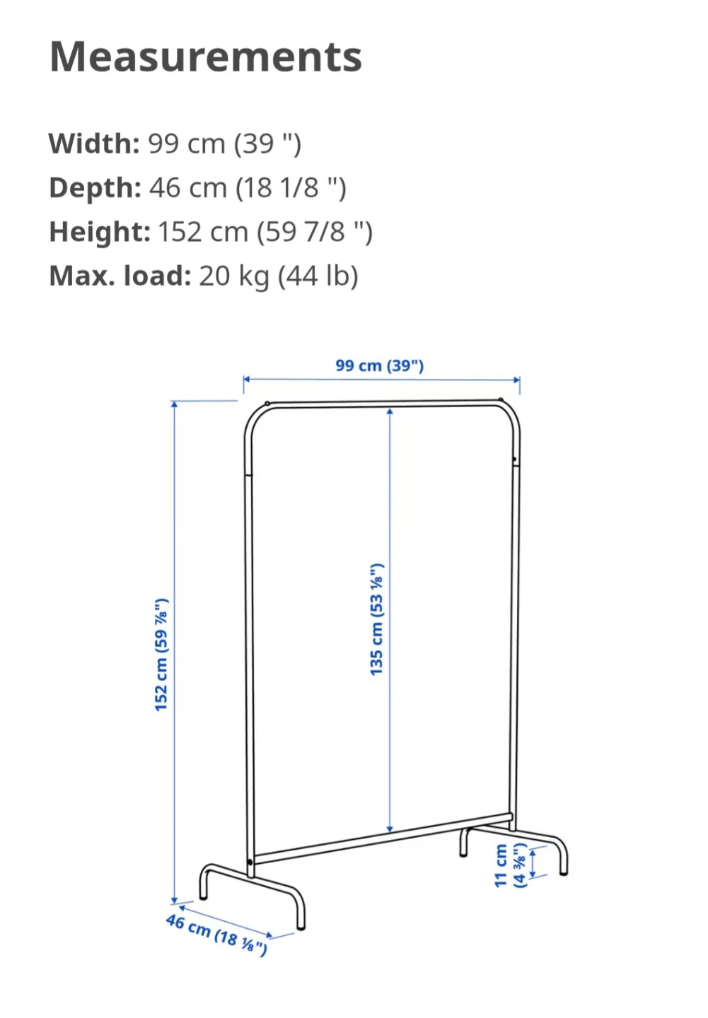 IKEA Mulig Clothing Rack - photo 2