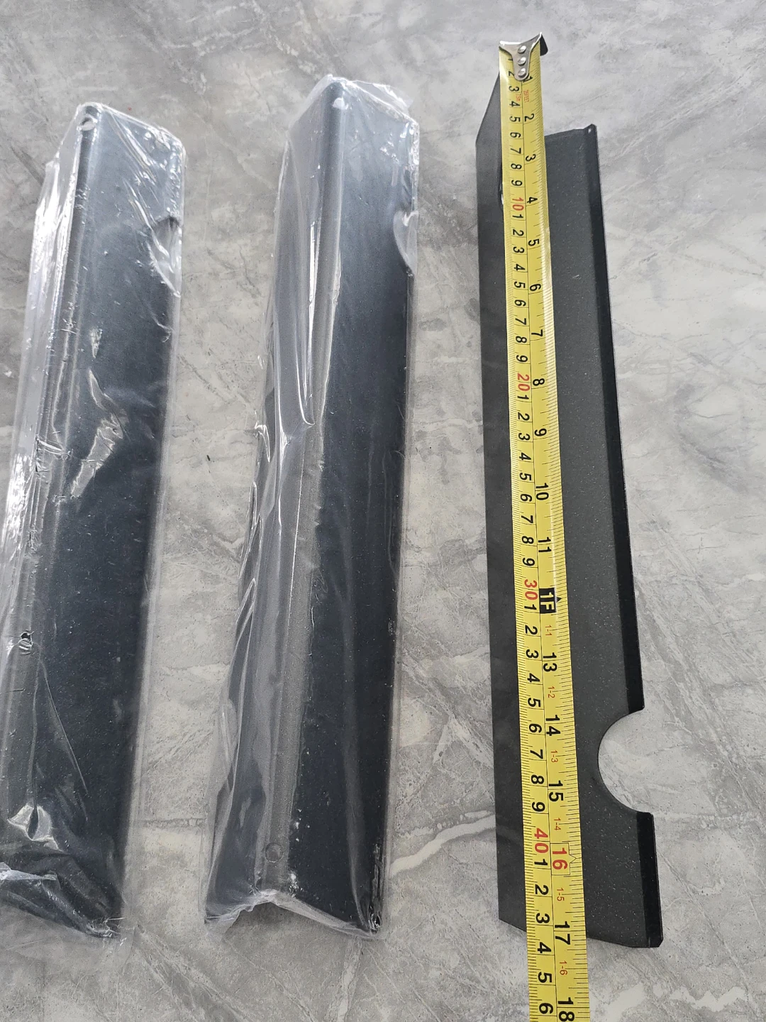 Set of 3 Black Grill Heat Deflector Plates - photo 3