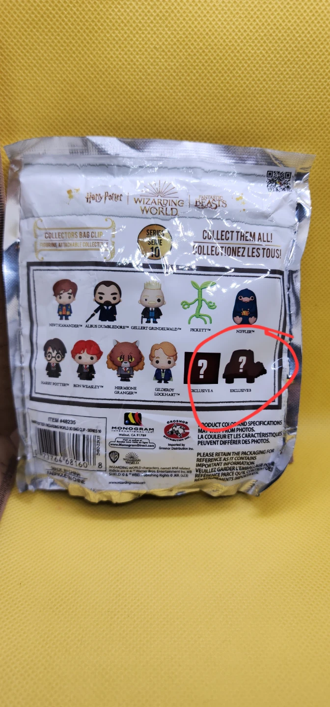 Harry Potter Wizarding World Series 10 Collectors Bag Clip - photo 3