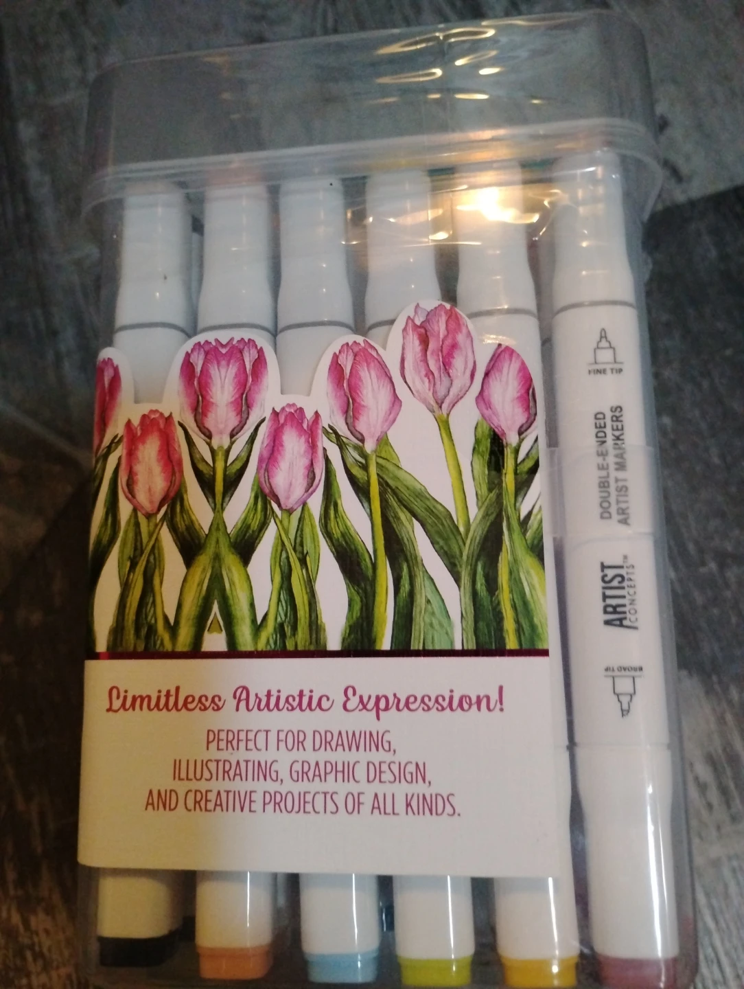 Artist Concepts 48pc Double-Ended Alcohol Markers - photo 3