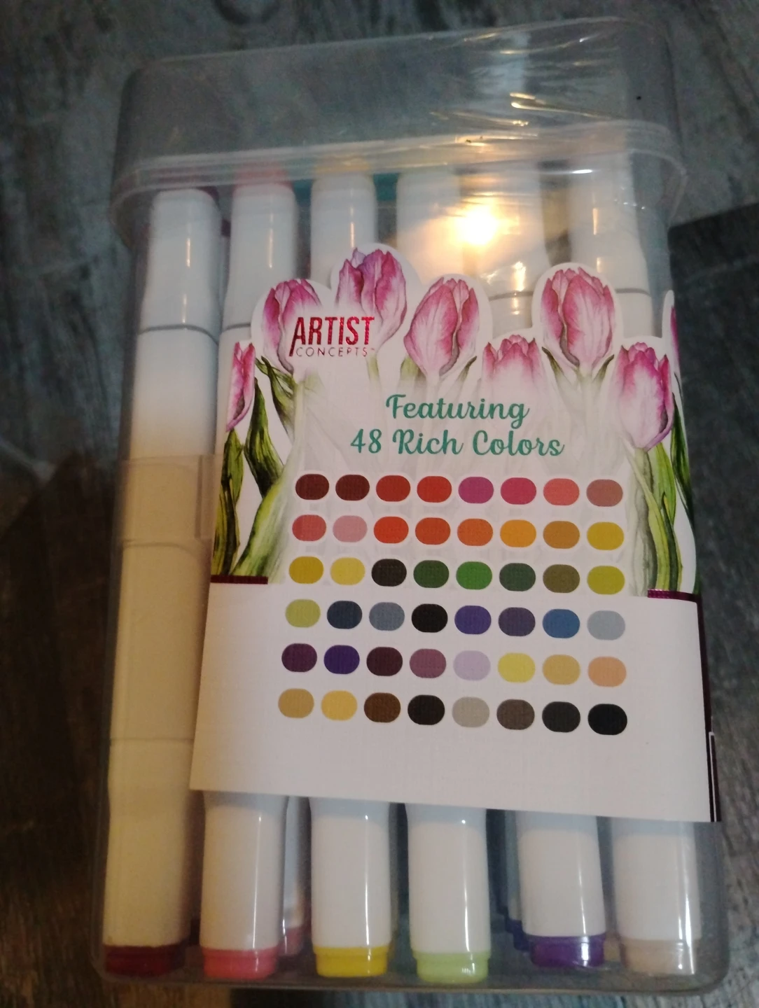 Artist Concepts 48pc Double-Ended Alcohol Markers - photo 5