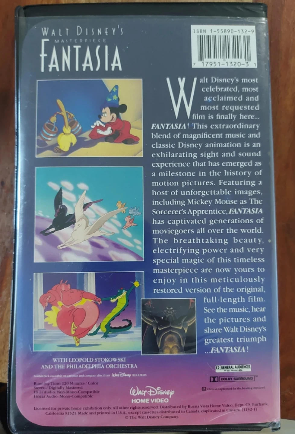 Walt Disney's Fantasia VHS - photo 3