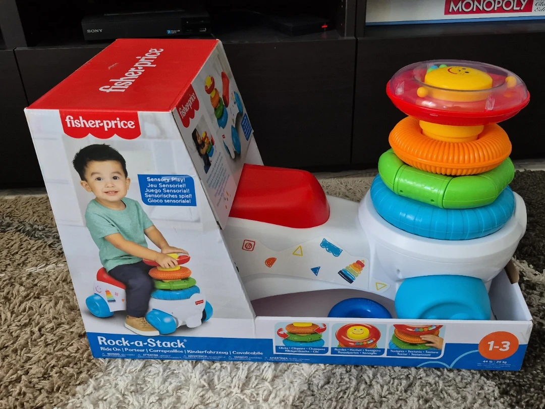 Fisher-Price Rock-a-Stack Ride-On Toy
