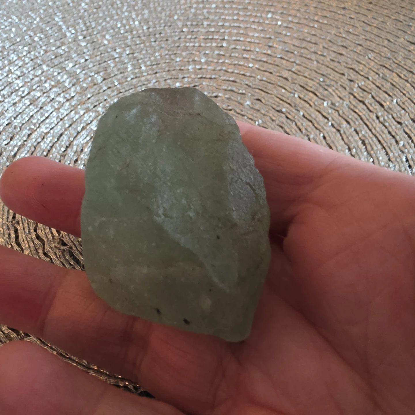 Raw Green Fluorite Crystal - photo 3