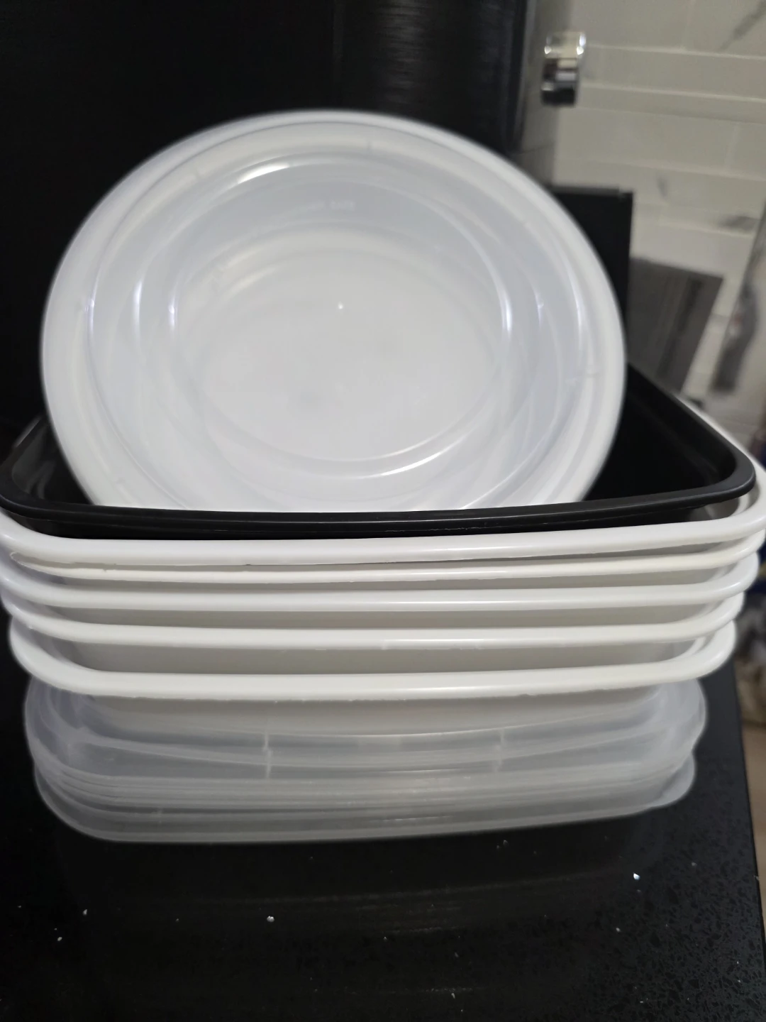 Free plastic containers before I recycle them