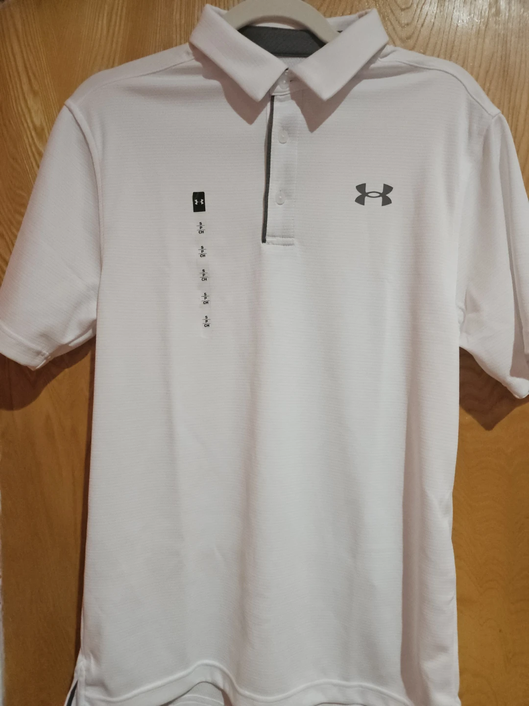 Under Armour White Tech Polo Shirt - Size S/CH - photo 2