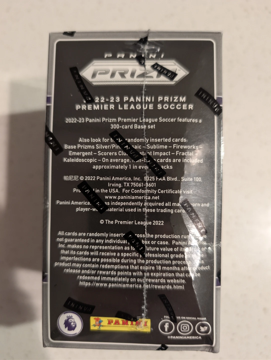 2022-23 Panini Prizm Premier League Soccer Trading Cards Box - photo 3