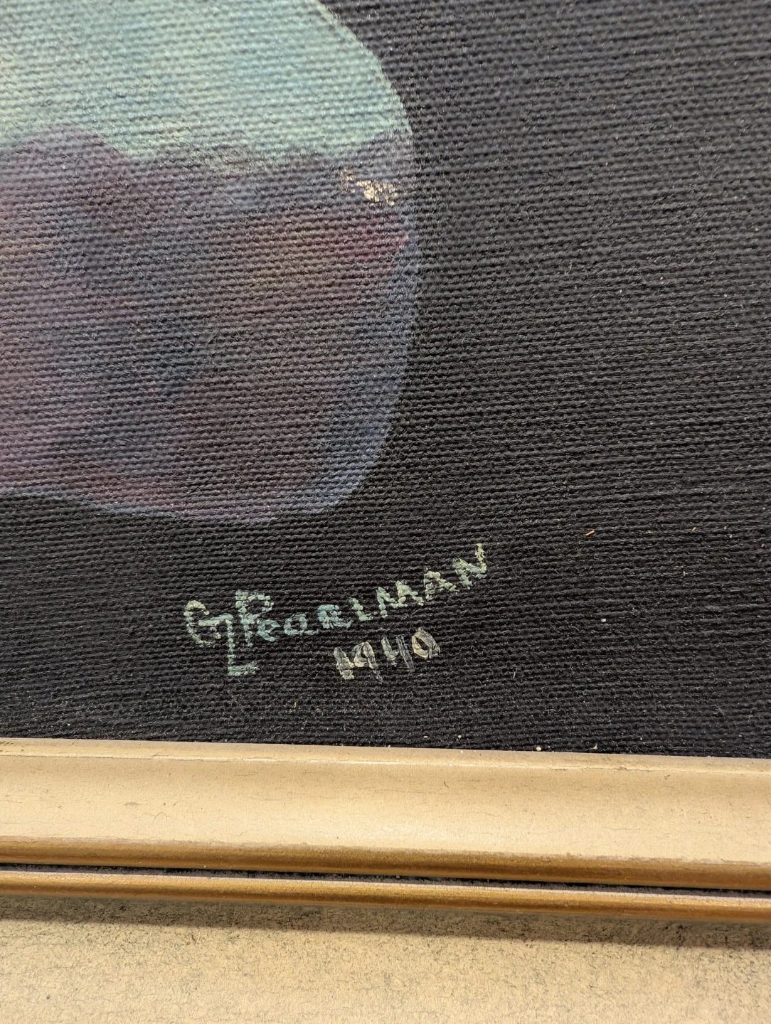 Vintage Art Painting Woman in Nude by CZ Pearlman, 1940 - photo 3