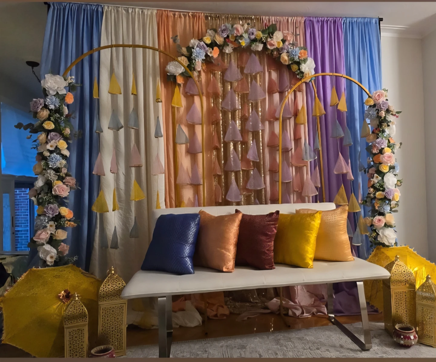 Mehndi, mayoon, haldi, setup