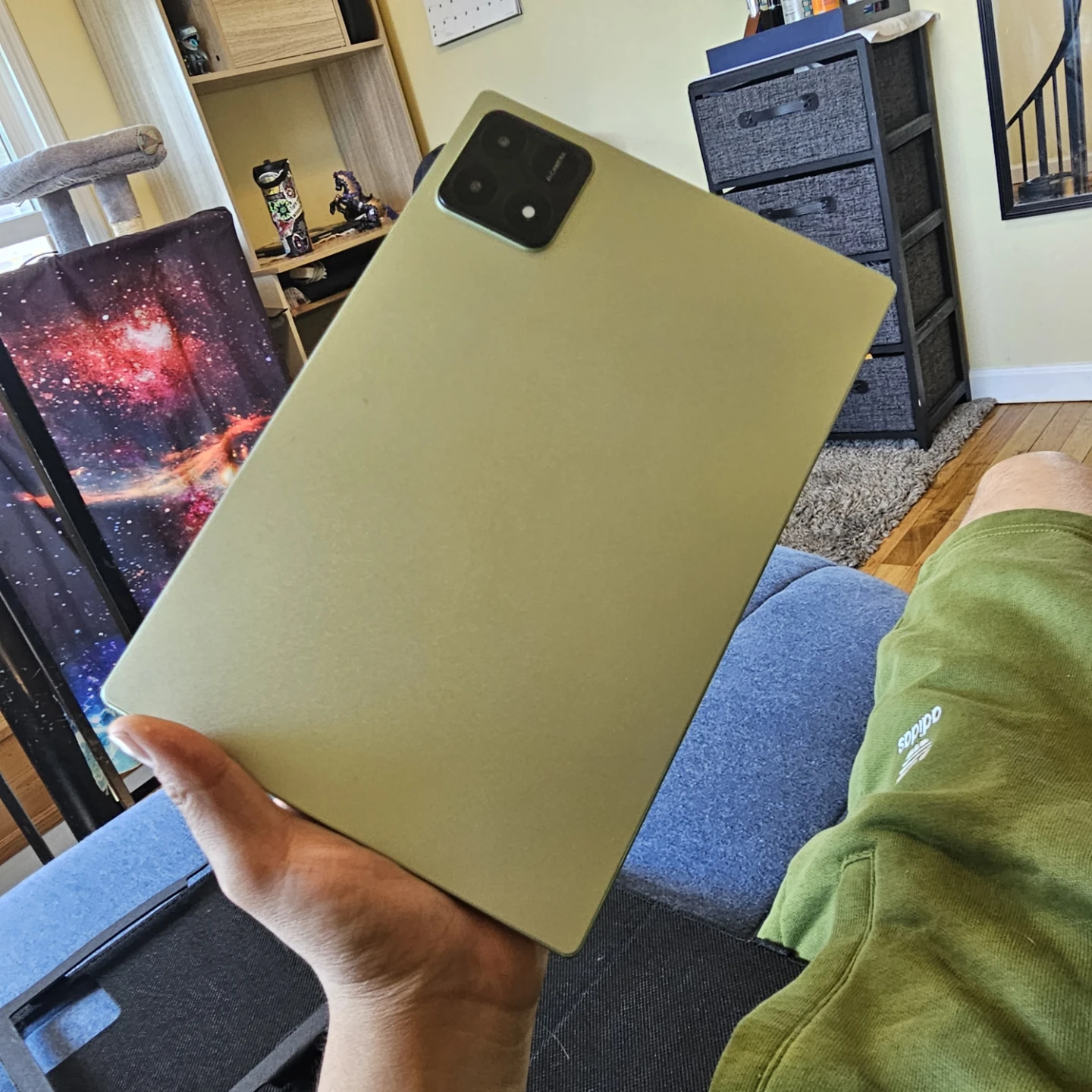 Gold Tablet with Black Camera Module