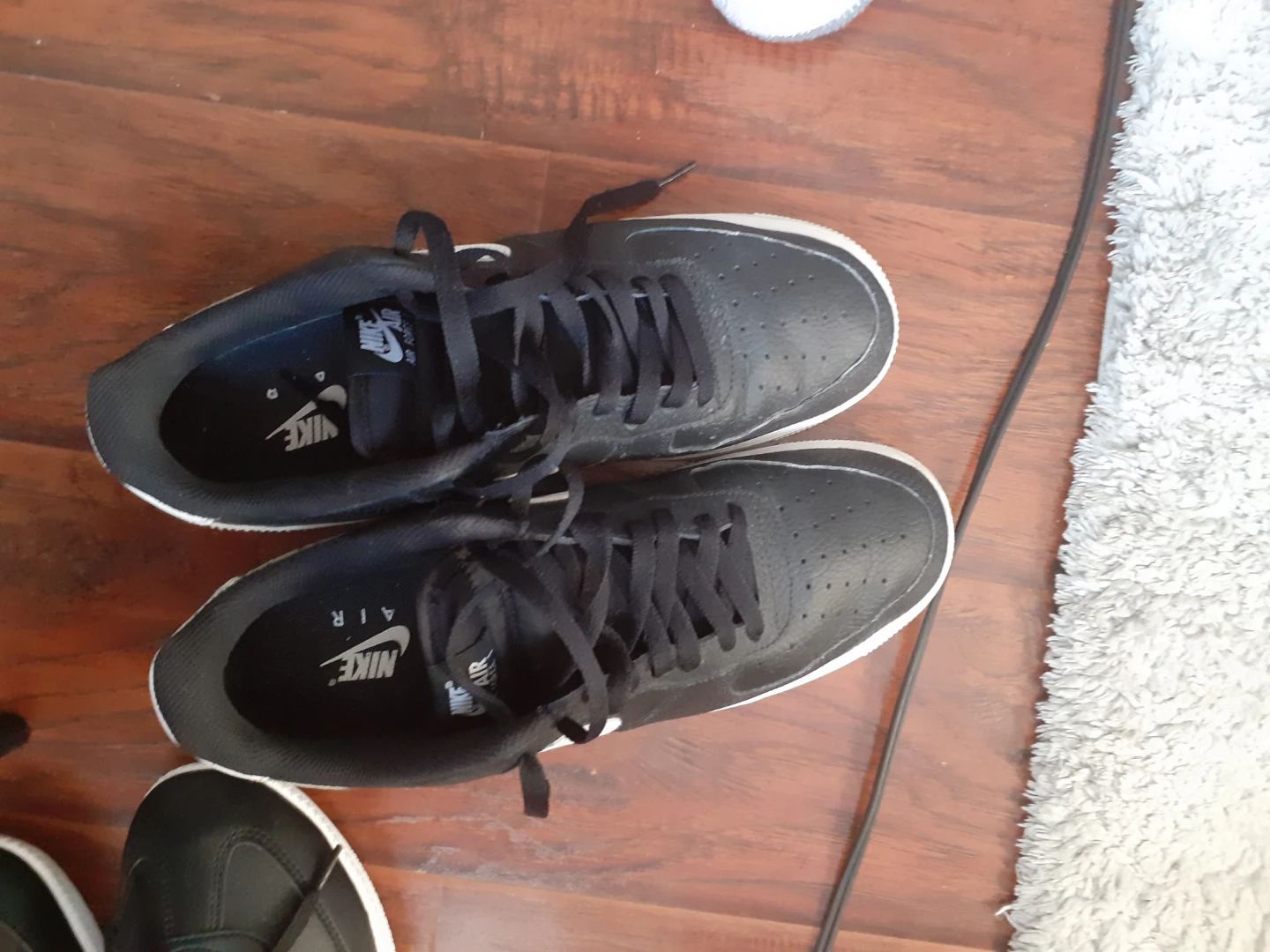 Nike Air Force 1 Black Sneakers - photo 4