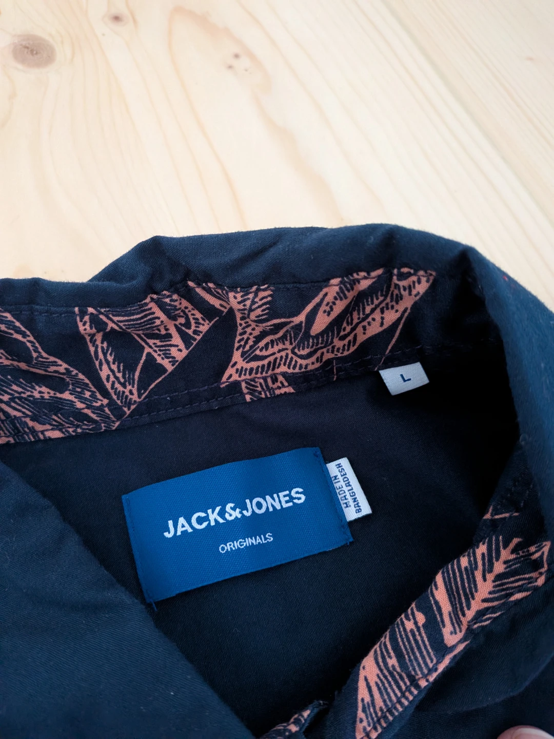 JACK&JONES Originals Navy Button-Up Shirt Size L - photo 2