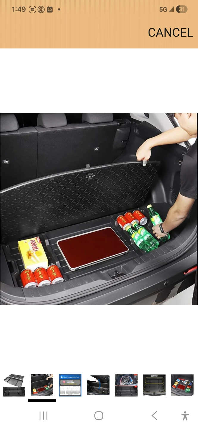 Car Trunk Organizer Tray Set - photo 2