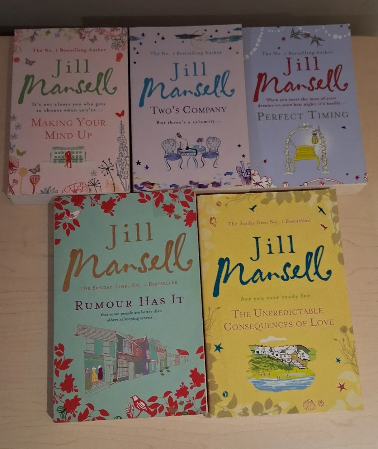Set of 5 Jill Mansell Bestselling Novels