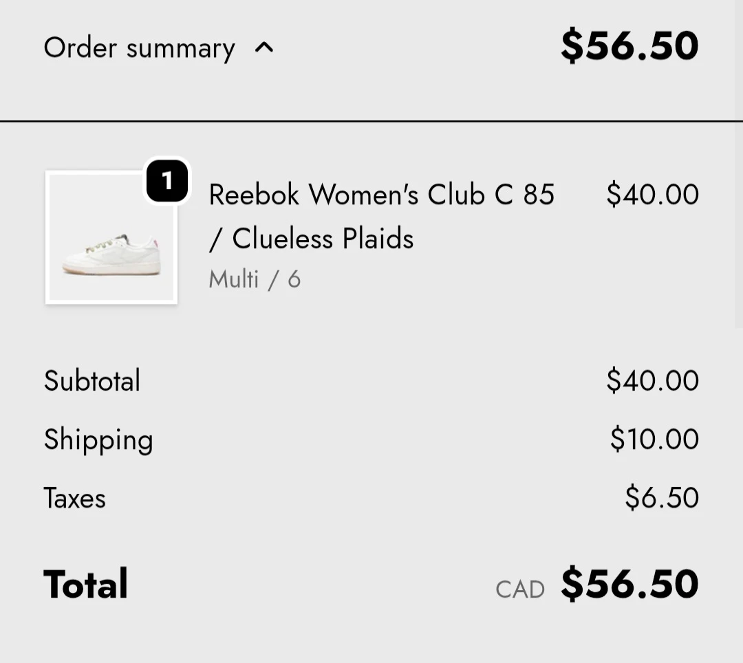 Reebok Women's Club C 85 / Clueless Plaids Sneakers - White - photo 2
