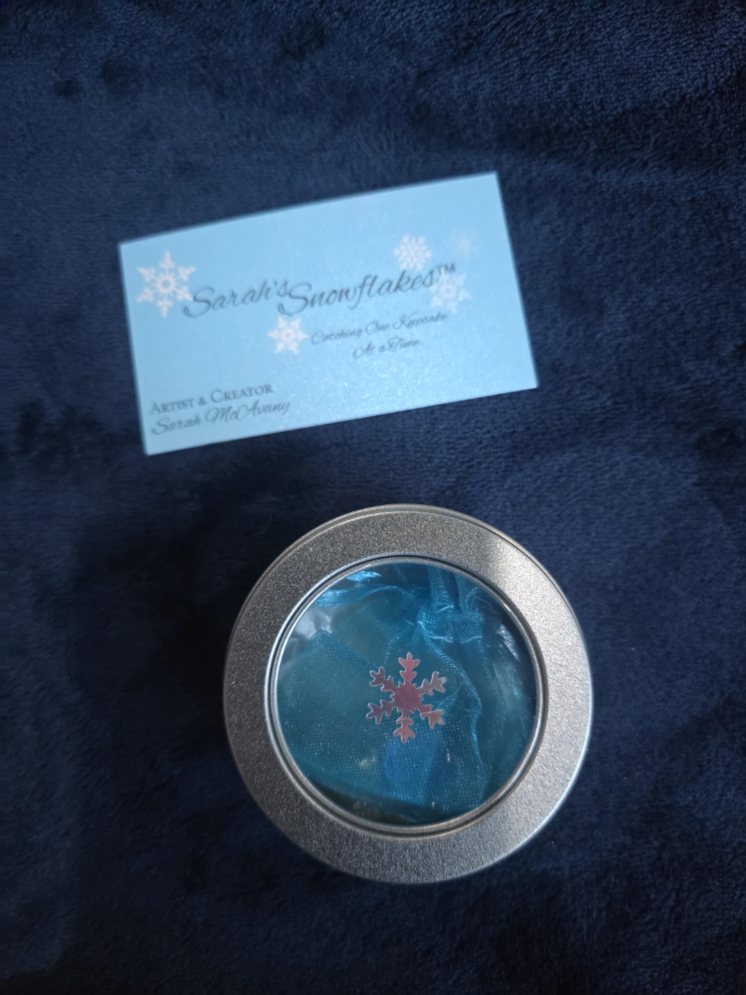 Real Preserved Snow Glass Pendant - photo 4