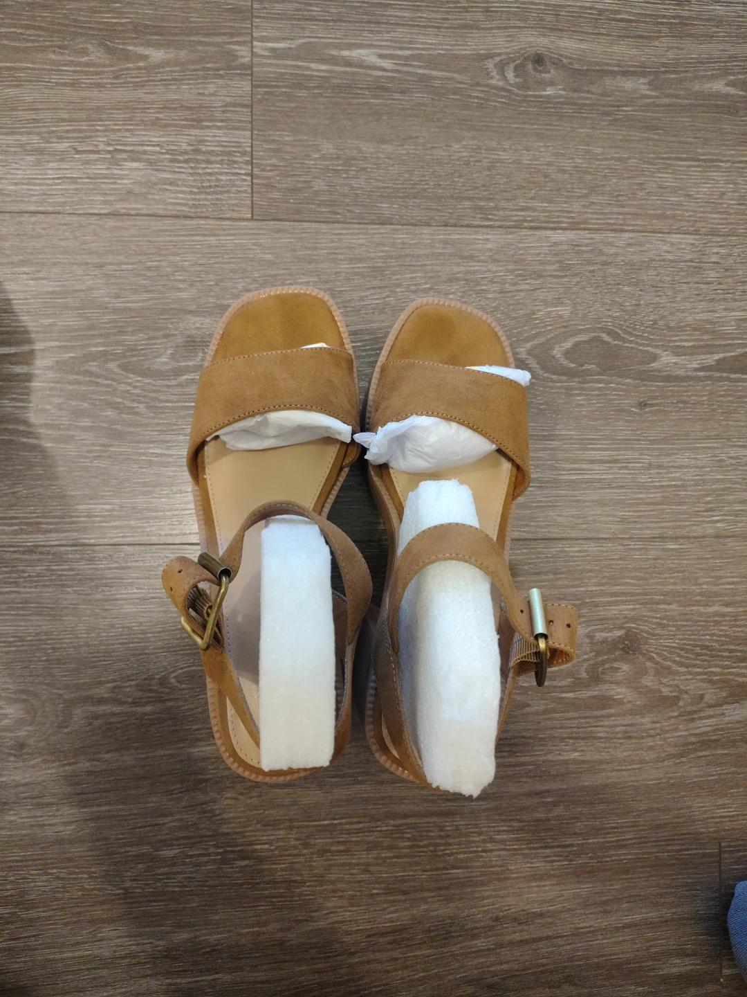 Madden Girl Tan Platform Sandals - Size 8 - photo 5