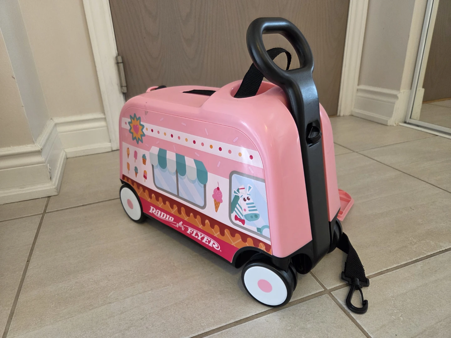 Radio Flyer Pink Ice Cream Truck Ride-On Suitcase