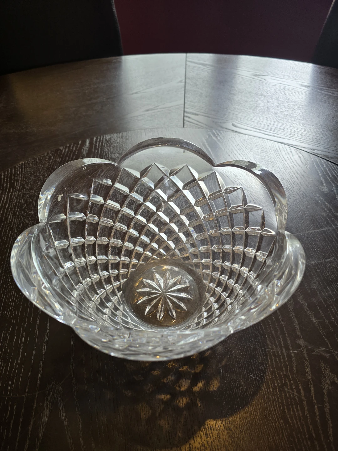 Crystal Cut Glass Bowl - photo 3