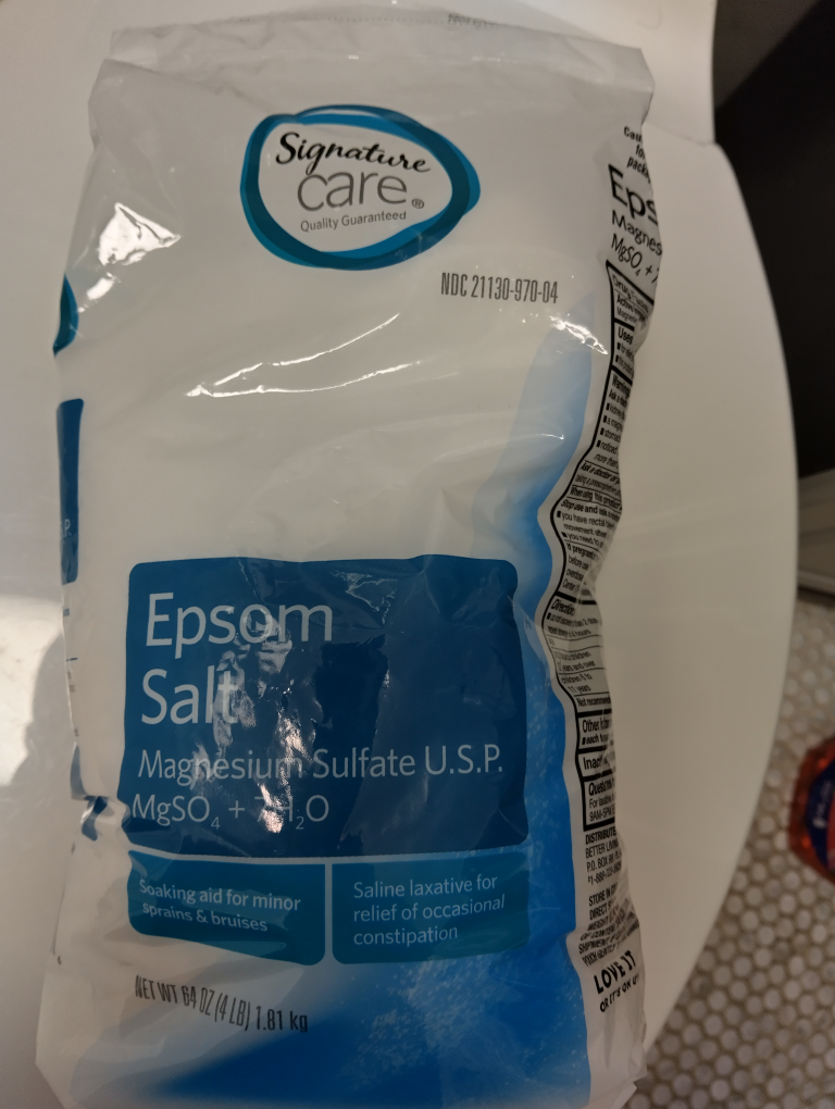Signature Care Epsom Salt Magnesium Sulfate U.S.P. - 64 oz