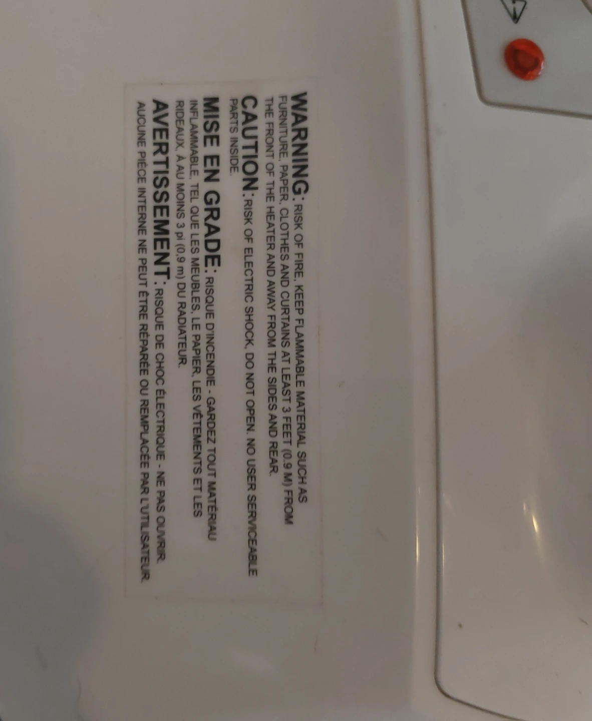 UberHaus White Pedestal Heater - photo 4