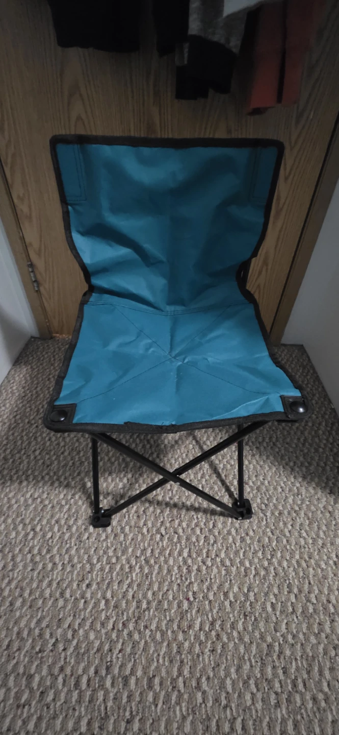 Blue Folding Camp Chair