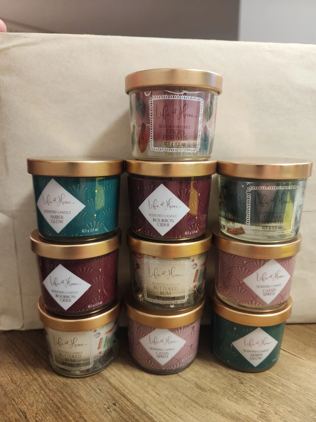 Life at Home Scented Candles - Various Scents
