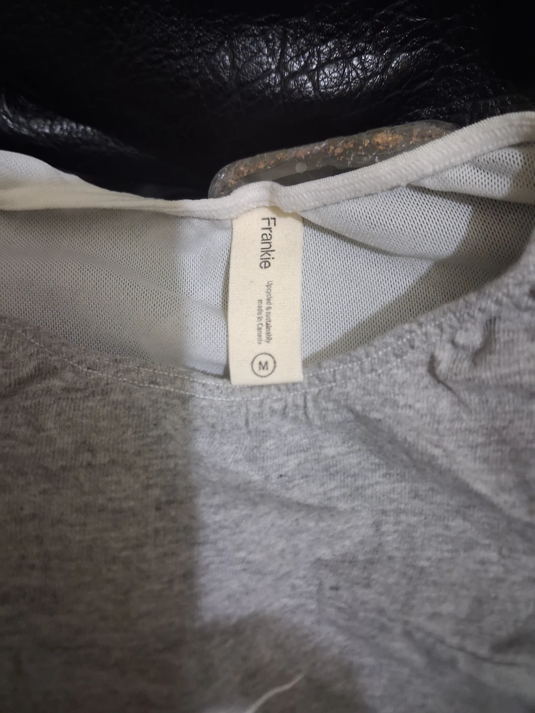 Nike Long Sleeve Athletic Shirt Gray White Size M - photo 2