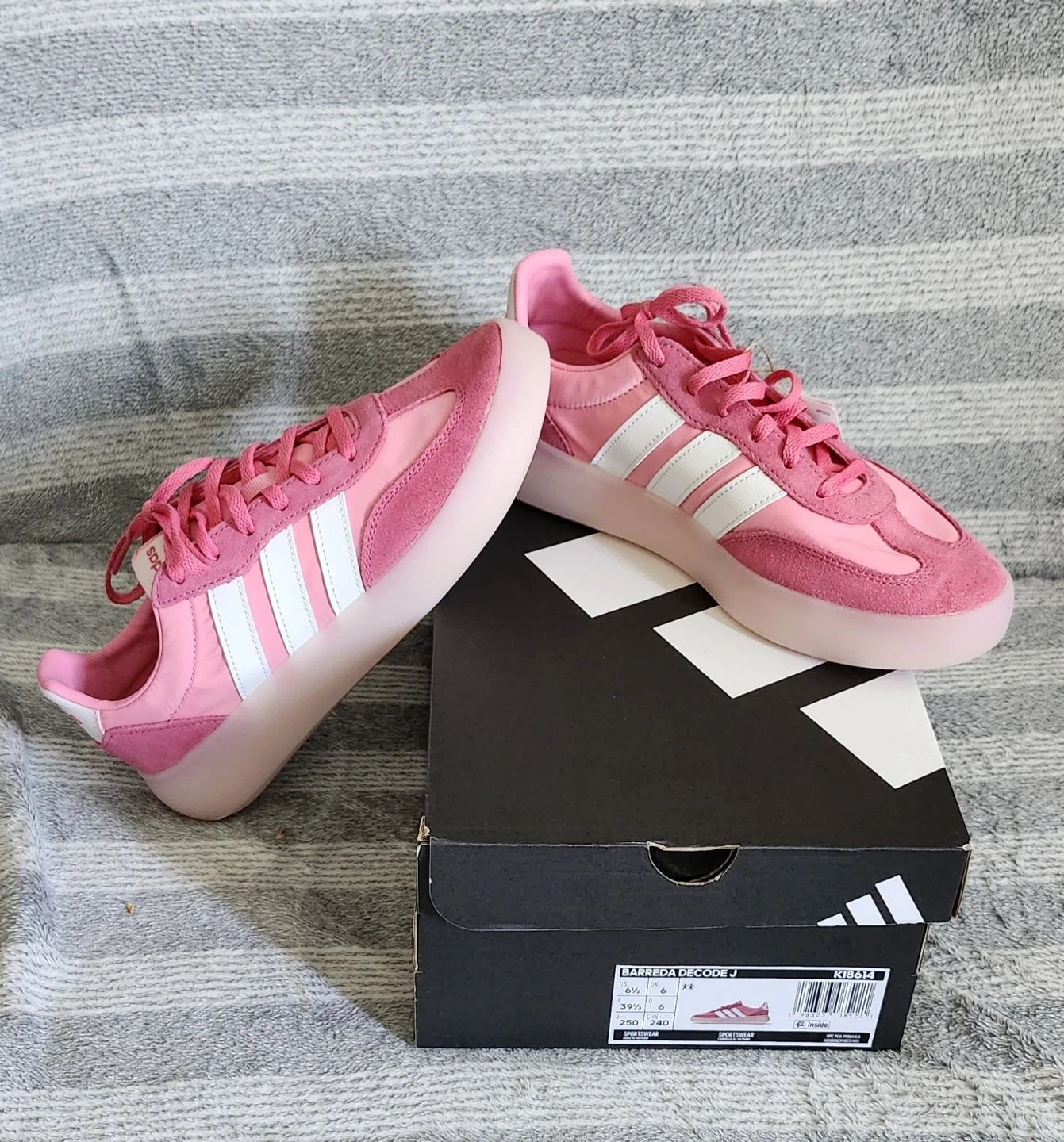 Adidas Samba DECODE Pink Women's Shoes - photo 5