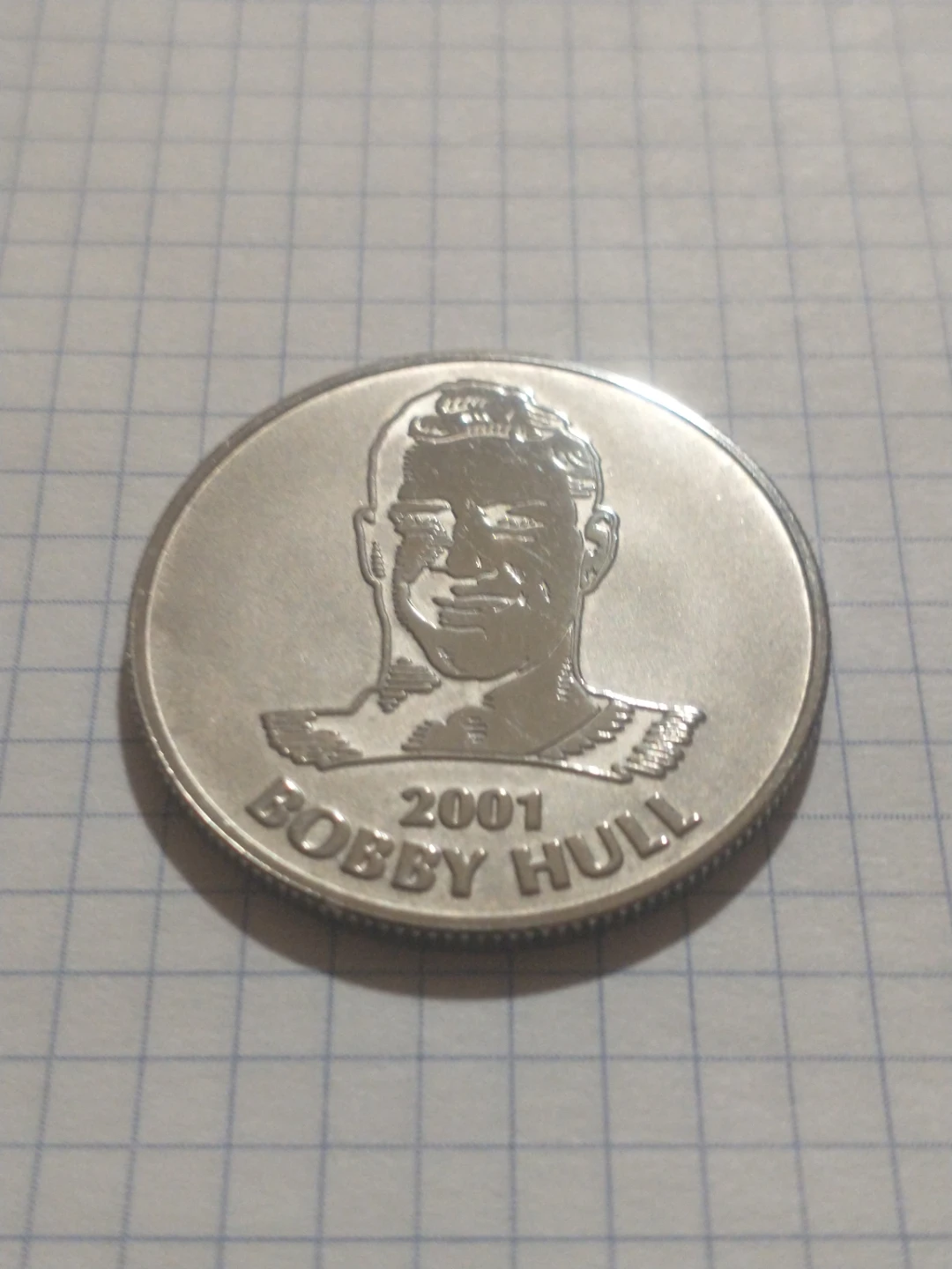 Nice 2001 NHL All Star Bobby Hull medallion