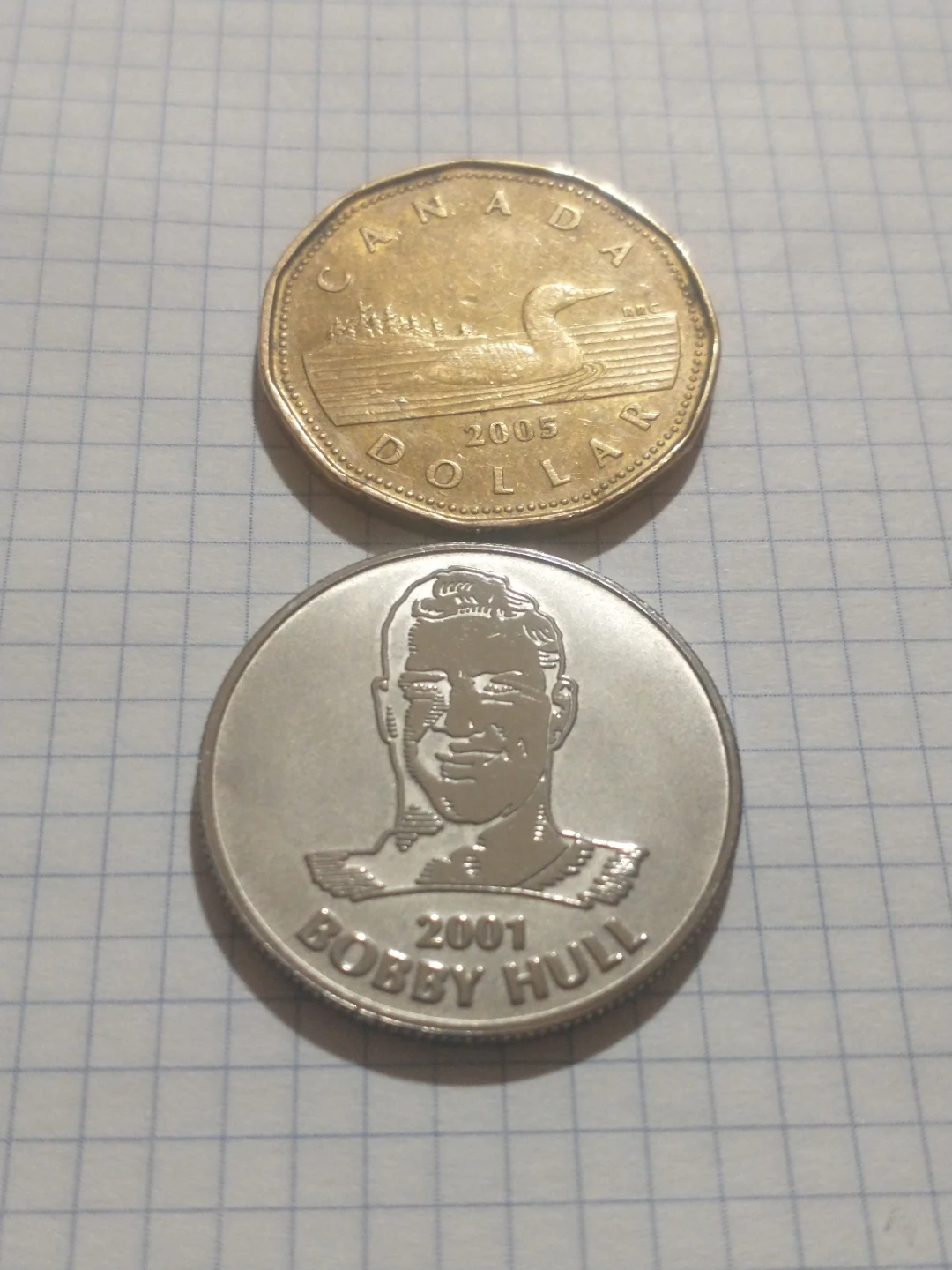 Nice 2001 NHL All Star Bobby Hull medallion - photo 2