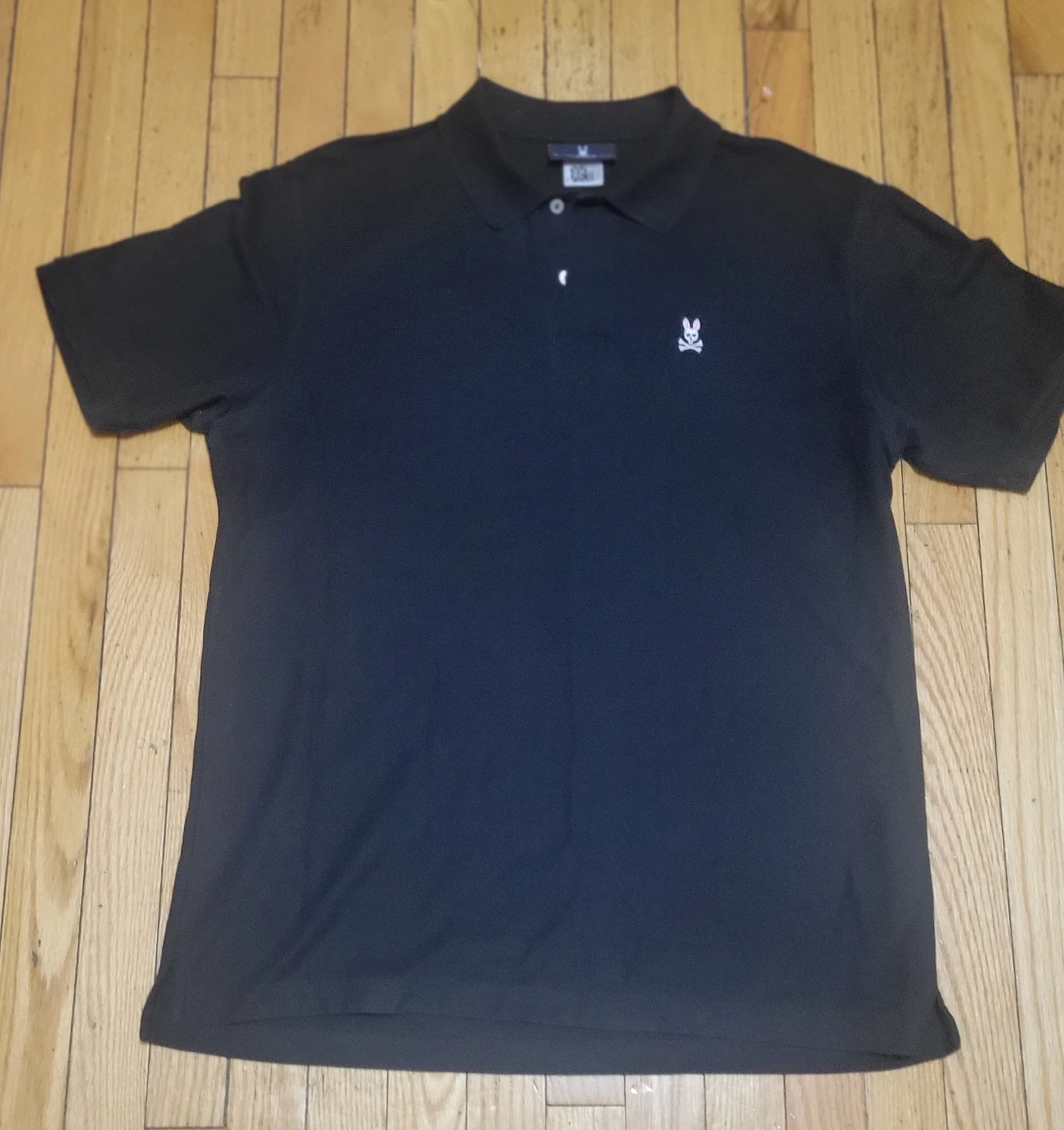 Psycho Bunny Black Polo Shirt size XL