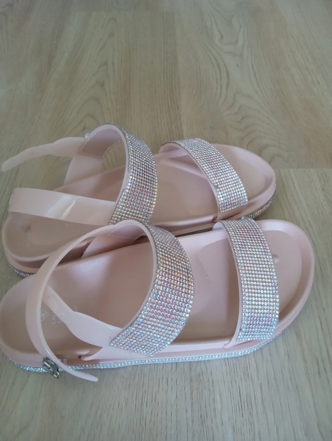 Branch new Pink Jelly Sandals, sz 8 offer $20.
