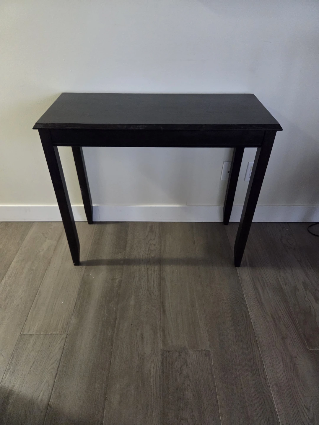 Dark Wood Console Table