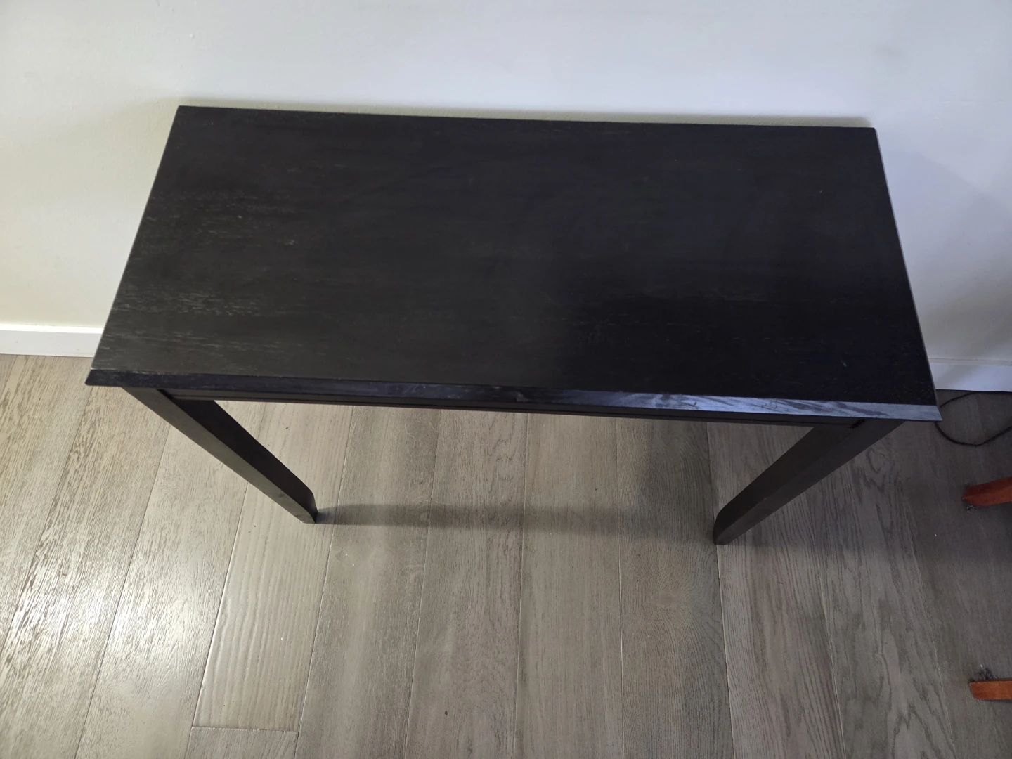 Dark Wood Console Table - photo 3
