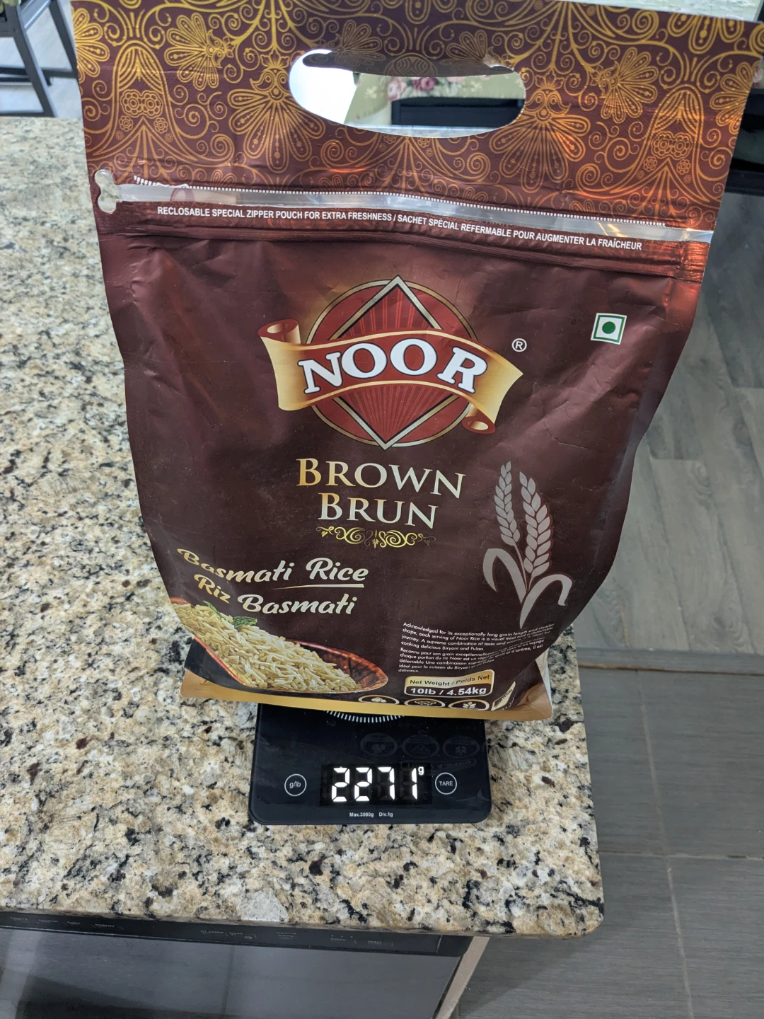 Noor Brown Basmati Rice 2.2kg