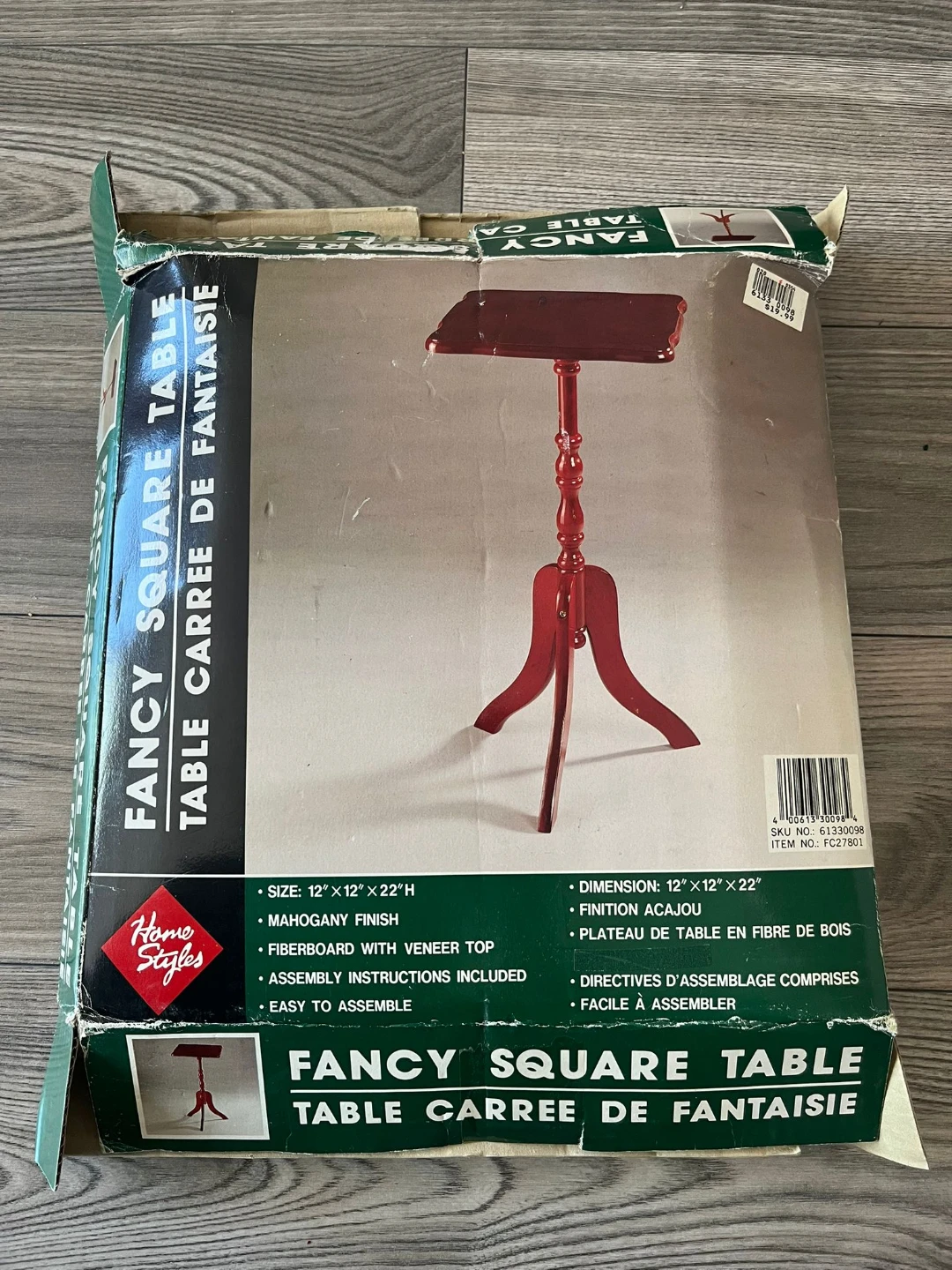 Home Styles Fancy Square Accent Table - photo 2