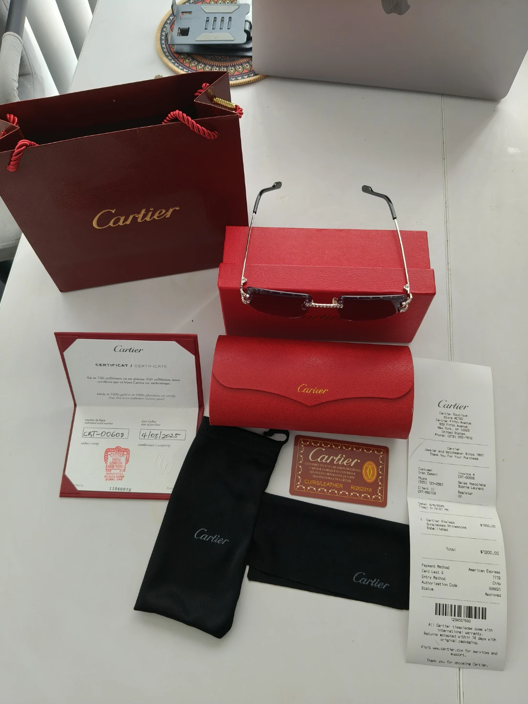 Cartier Rimless Sunglasses - photo 4