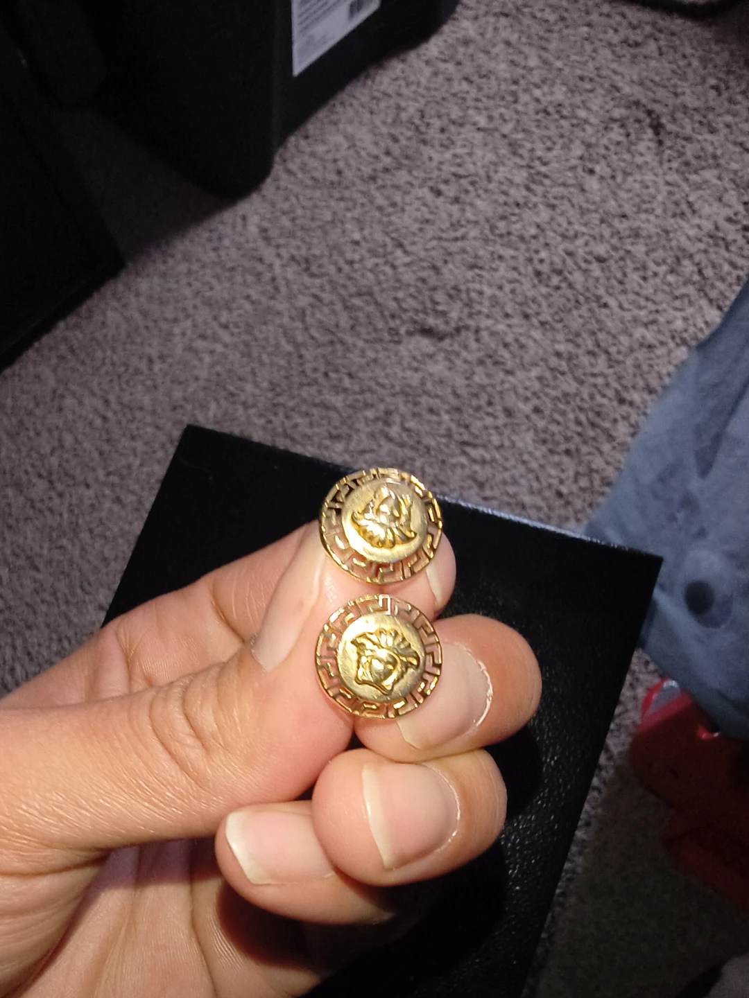 Versace Medusa Stud Earrings