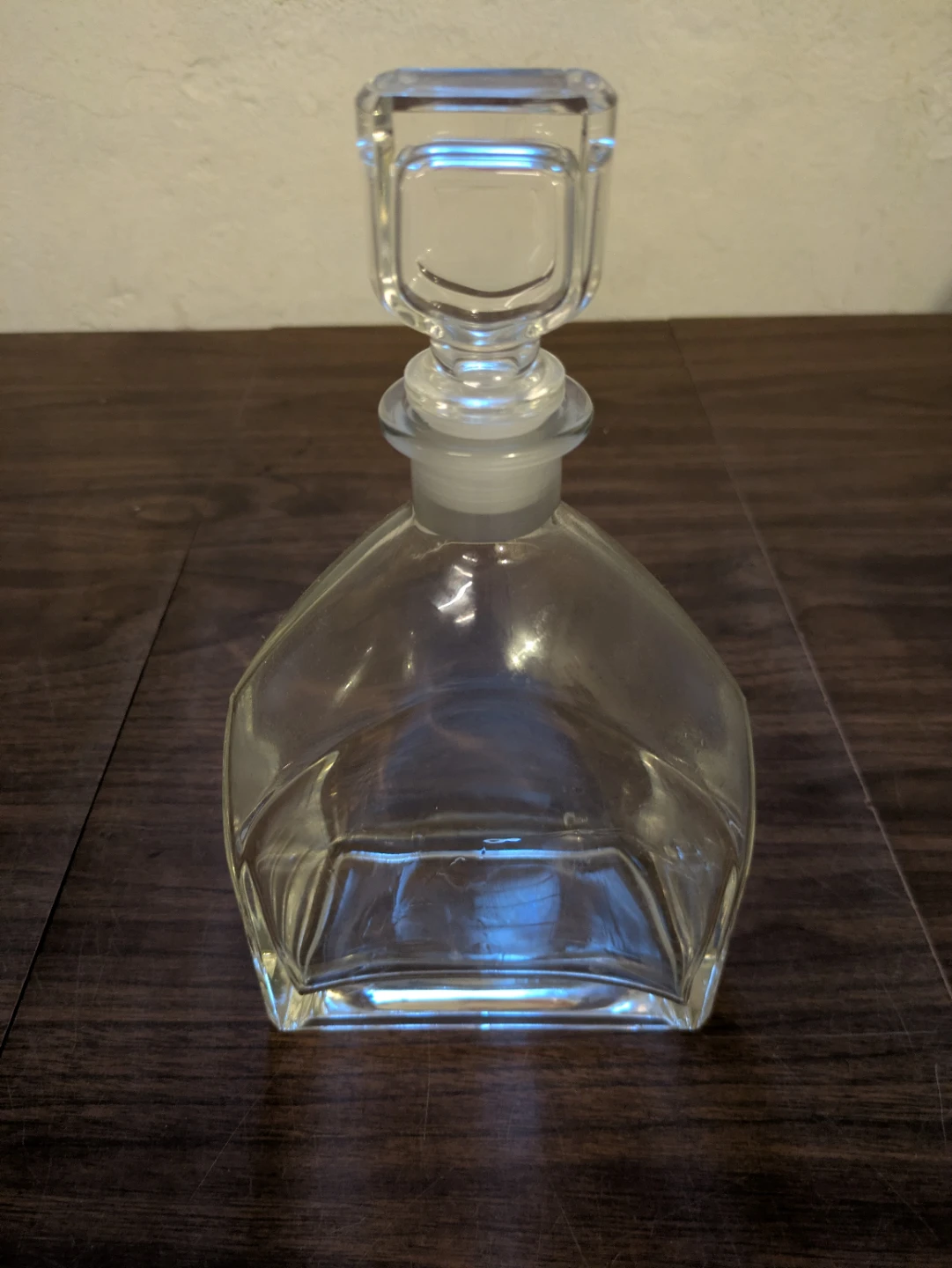 Clear Glass Decanter with Stopper - photo 2