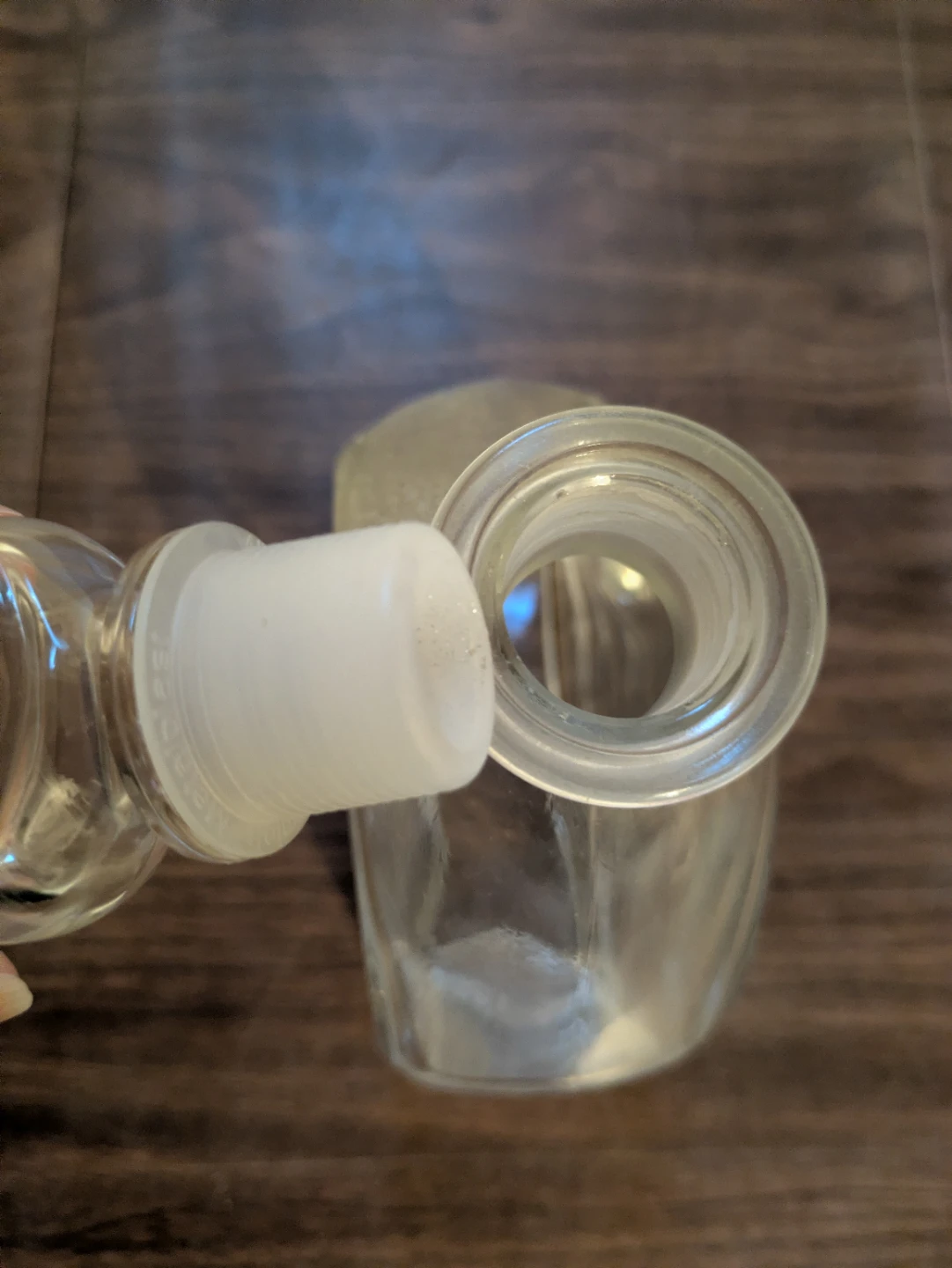 Clear Glass Decanter with Stopper - photo 3