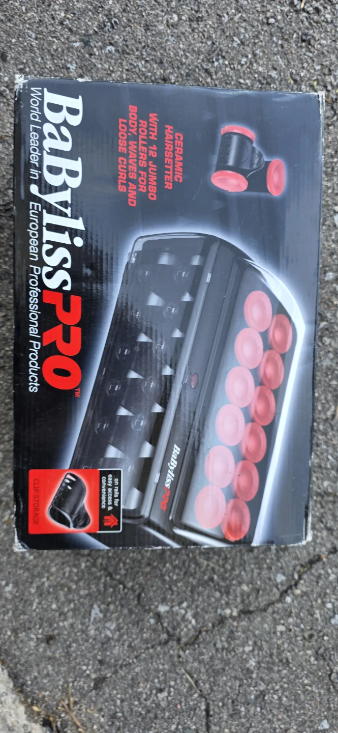 BaByliss PRO Ceramic Hairsetter with 12 Jumbo Rollers