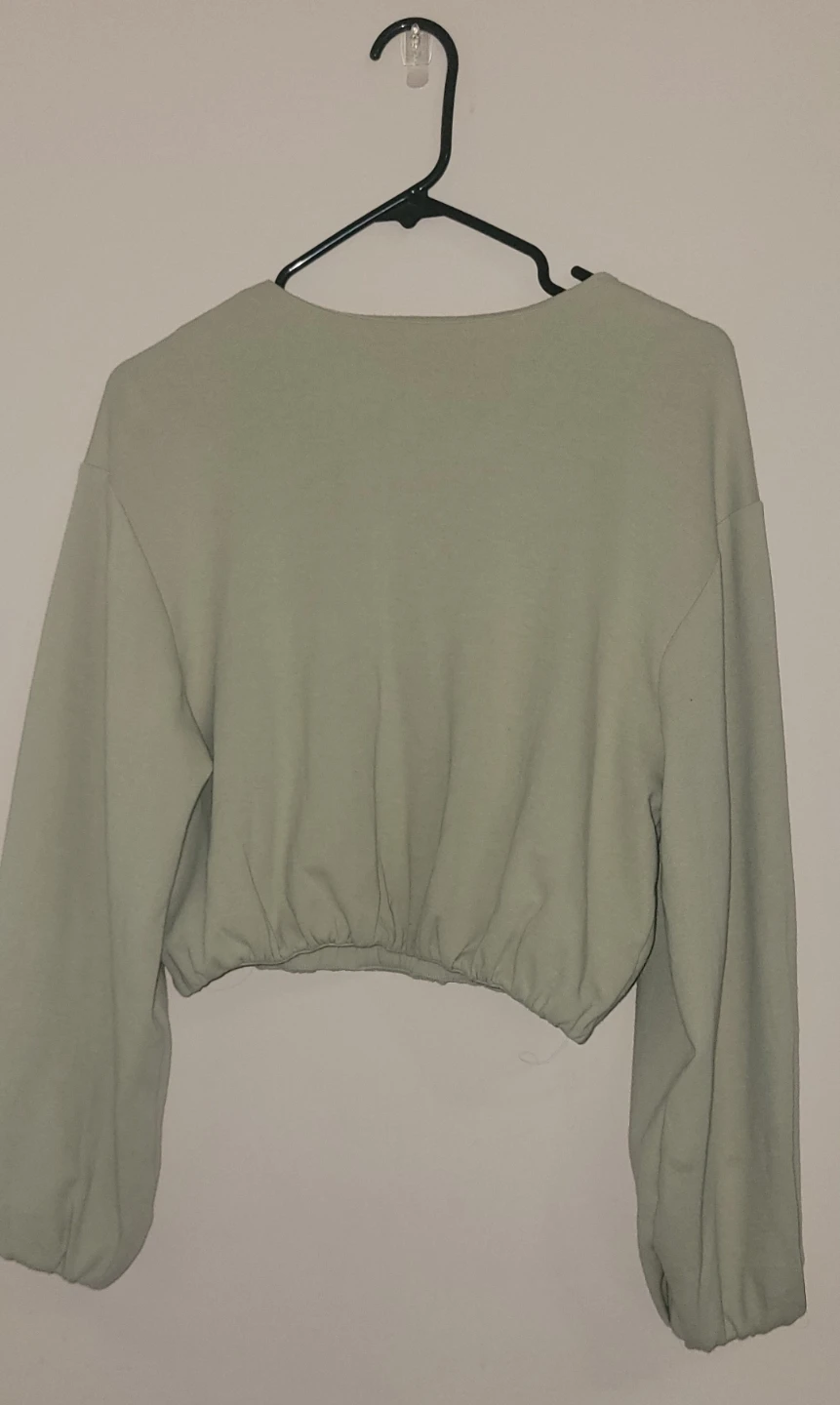 Oak-Fort Light Green Cropped Cardigan - photo 3