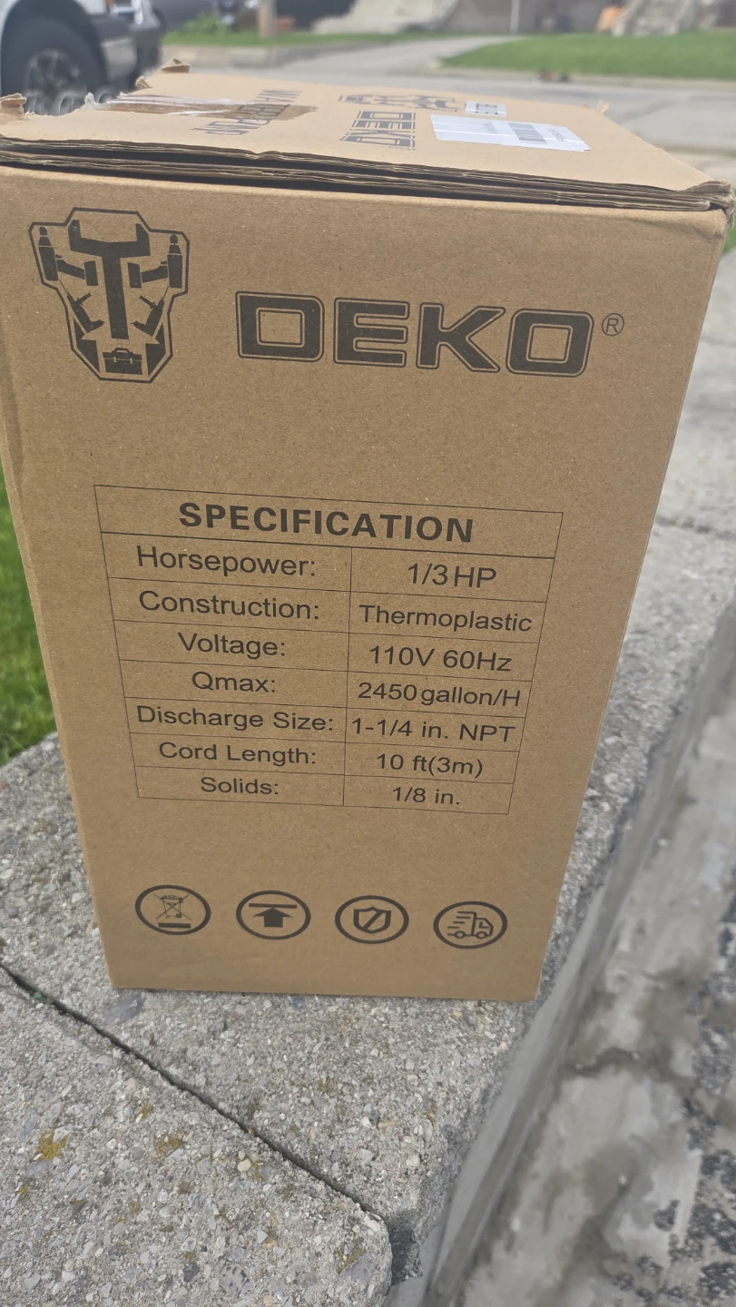 DEKO Thermoplastic Utility Pump CSP9028 - photo 2