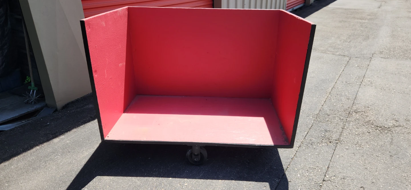 Red Rolling Cart