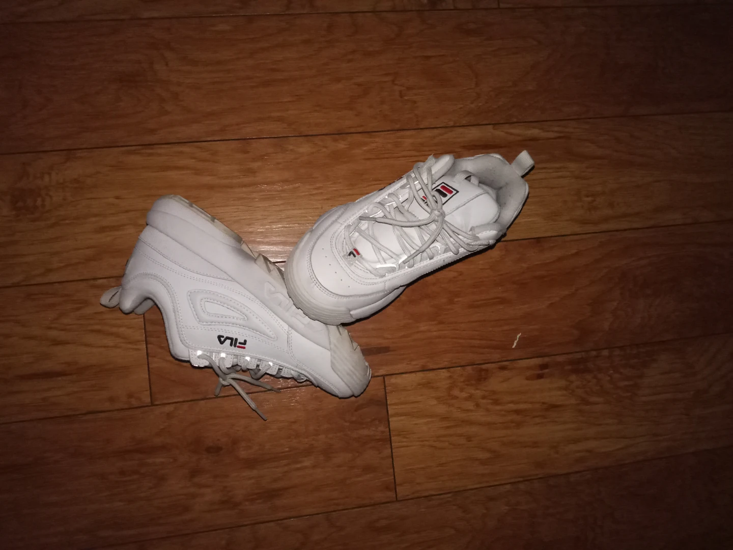 White Fila Disruptor II Sneakers - photo 2