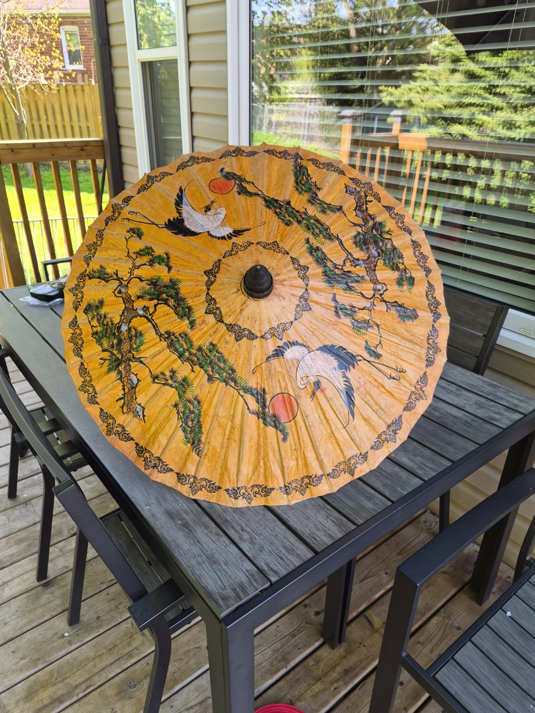 Decorative Asian Parasol Umbrella - photo 3