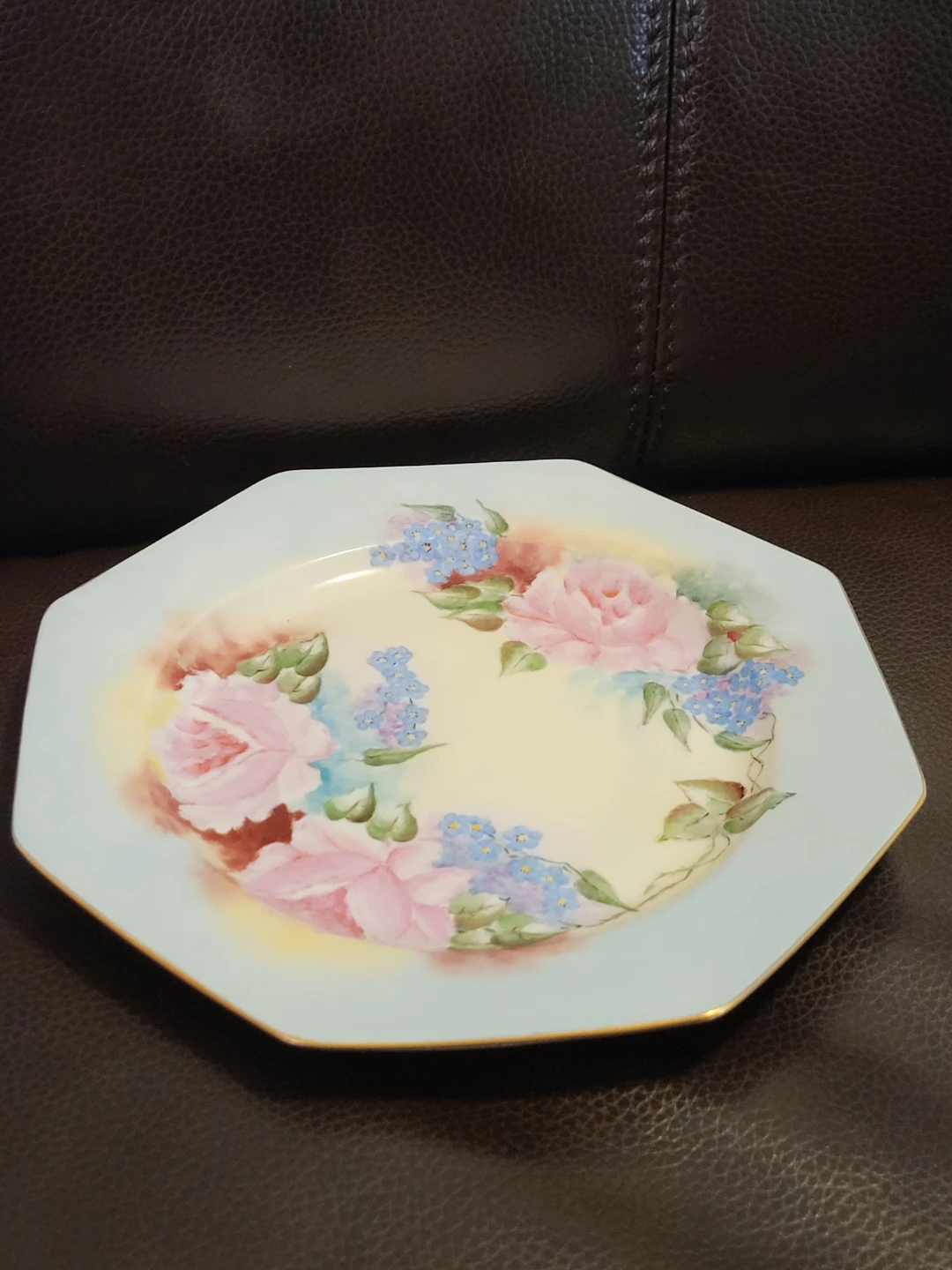 Rare 1944 Hand-Signed Eve Ansell Octagonal Plate - WWll Era - photo 5